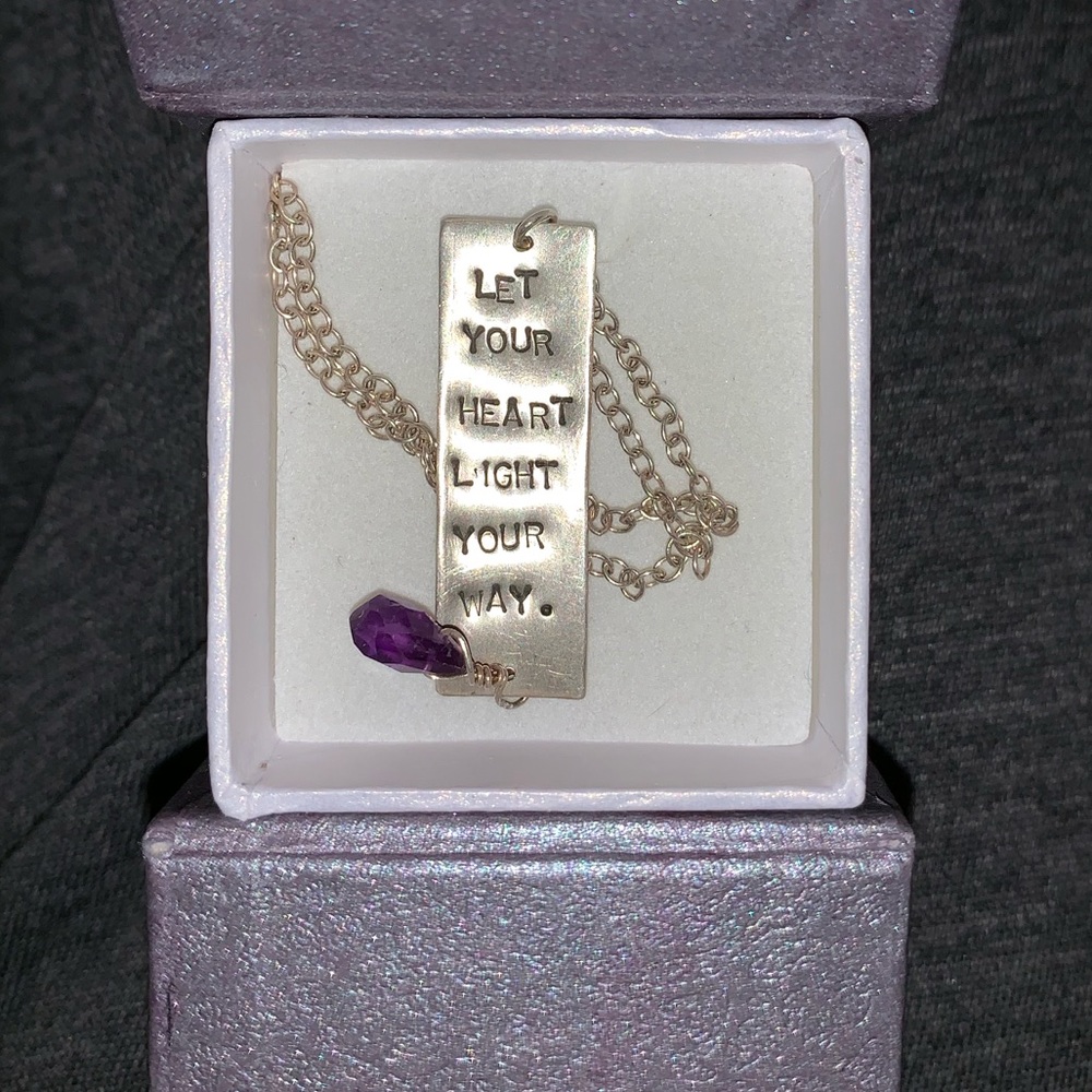 BRAND NEW quote necklace